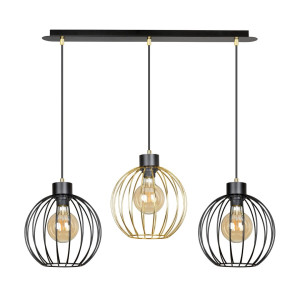 PINETA 3 BLACK/GOLD