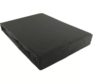 Prześcieradło JERSEY ciemno-szare - 180 x 200