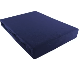 Prześcieradło JERSEY granatowe - 120 x 200