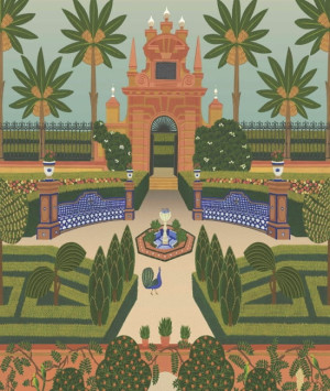 Tapeta dekoracyjna Cole&Son Seville Alcazar Gardens 117/7020