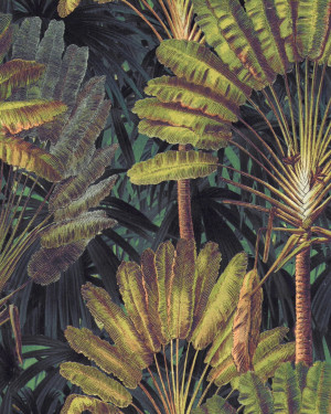 Tapeta MINDTHEGAP Tropical Wanderlust Travellers Palm WP20526