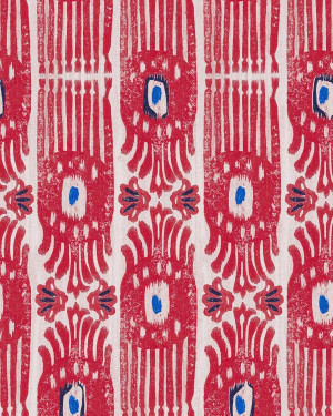 Tapeta MINDTHEGAP IKAT Raspberry Ripple WP20819