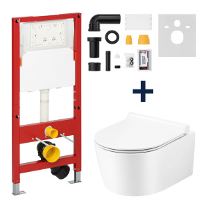 Zestaw podtynkowy Uptrend Yosemite H502A z miską WC Corona TR2197