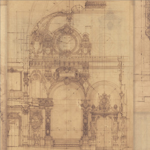 Tapeta MINDTHEGAP Histoire De L architecture Garnier WP20215