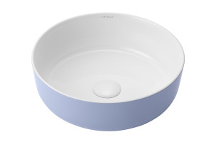 Umywalka ceramiczna UPTREND Sofia Blue UP4003-2-B24+B20