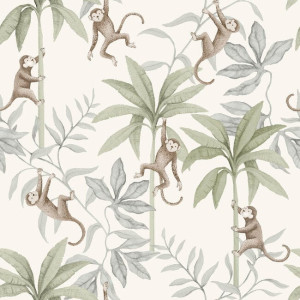 Tapeta dekoracyjna Boras Tapeter Newbie II Jungle Friends 6936