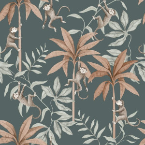 Tapeta dekoracyjna Boras Tapeter Newbie II Jungle Friends 6937