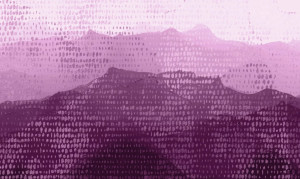Grafika Metalic Art Senny krajobraz KK2022008 Pink