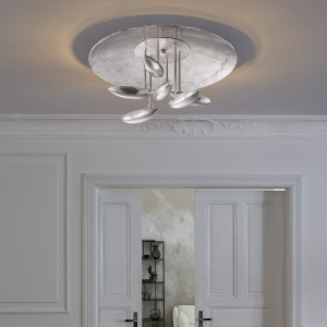 Lampa Sufitowa Pau Fischer&Honsel LED 6x5,5W w kolorze niklu metal