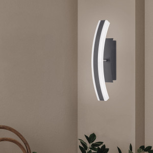 Lampa ścienna Stiff TW Fischer&Honsel LED 1x11W piaskowo-czarny metal