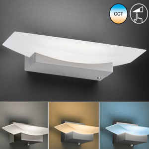 Lampa ścienna Bowl TW Fischer&Honsel LED 1x8,5W w kolorze niklu metal