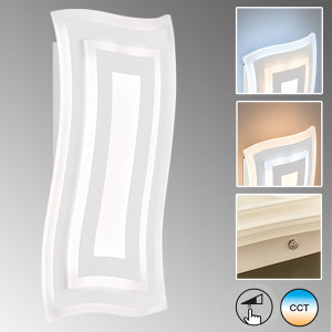 Lampa ścienna Gorden Fischer&Honsel LED 1x19W biały metal
