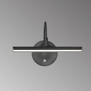 Lampa ścienna Nami Fischer&Honsel LED 1x9W piaskowo-czarny metal