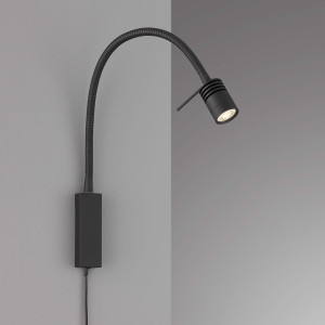 Reflektor Ścienny Elastyczny Seng Fischer&Honsel LED 1x4,5W piaskowo-czarny metal
