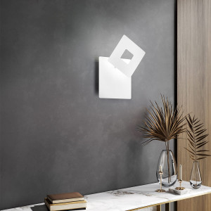 Lampa ścienna Hennes Fischer&Honsel LED 1x7W biały piasek metal