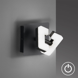 Reflektor Ścienny Ray Fischer&Honsel LED 1x4,5W piaskowo-czarny metal