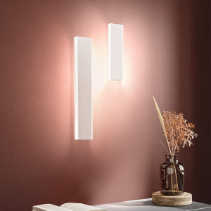 Lampa ścienna Muur Fischer&Honsel LED 1x13W biały piasek metal