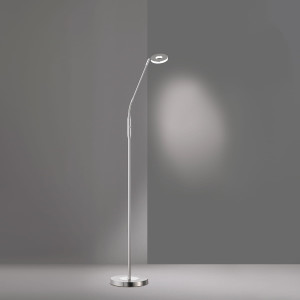 Lampa Podłogowa Dent Fischer&Honsel LED 1x6W w kolorze niklu metal