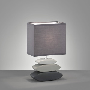 Lampa stołowa Liner Fischer&Honsel E14 1x25W szary ceramika