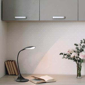Lampa stołowa Nil Fischer&Honsel LED 1x5,5W czarny plastikowy