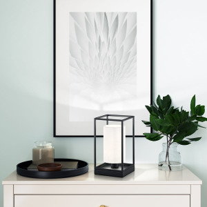 Lampa stołowa Gilli Fischer&Honsel E14 1x25W piaskowo-czarny metal