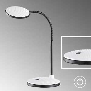 Lampa stołowa Work Fischer&Honsel HV-LED 1x4,5W biały plastikowy