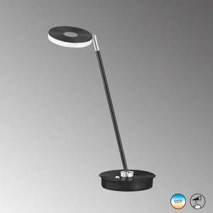 Lampa stołowa Dent Fischer&Honsel LED 1x7,5W piaskowo-czarny metal