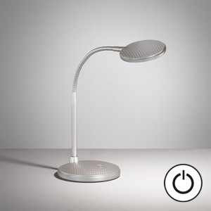 Lampa stołowa Work Fischer&Honsel HV-LED 1x4,5W w kolorze srebrnym plastikowy