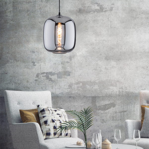 Lampa Wisząca Nayla Fischer&Honsel E27 1x40W piaskowo-czarny metal