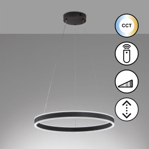 Lampa Wisząca Sirko Fischer&Honsel LED 1x54W piaskowo-czarny metal