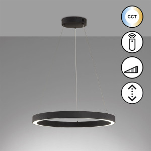 Lampa Wisząca Sirko Fischer&Honsel LED 1x56W piaskowo-czarny metal