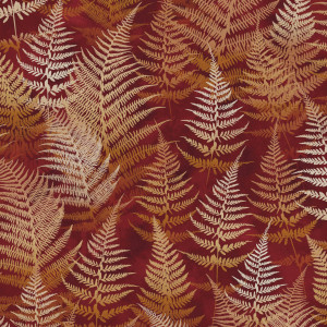 Tapeta Clarissa Hulse WOODLAND FERN WALLPAPER – RUST 120402