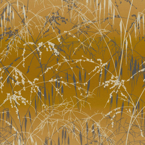 Tapeta Clarissa Hulse MEADOW GRASS WALLPAPER – YELLOW OCHRE & SOFT GOLD 120405