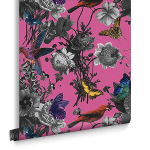 Tapeta dekoracyjna Graham&Brown Curiosity JARDIN MAGENTA 106429