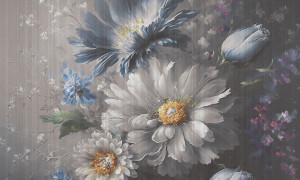 Grafika Rauv Sapphire Blooms 0013-1-ST