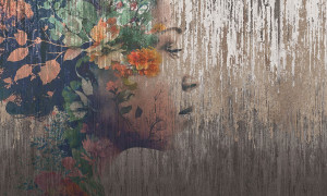 Grafika Rauv Floral Head 0039-1-WO