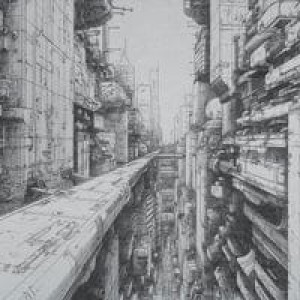 Wall Art Grafika Cyber City