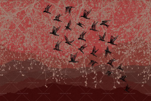 Grafika Instabilelab 24K RED MOUNTAIN Rose gold