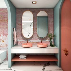 Grafika Instabilelab Sfumature di Magnolia MOSAIKA 01