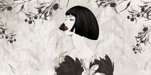 Tapeta RIMURA Black Swan AP008-2