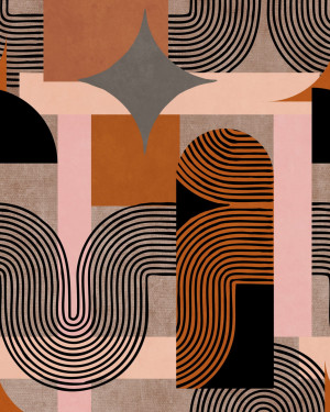 Tapeta MINDTHEGAP Revival (Mid Century Modern) Dune WP20533