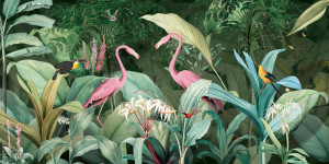 Tapeta RIMURA Flamingo in love VE112-1
