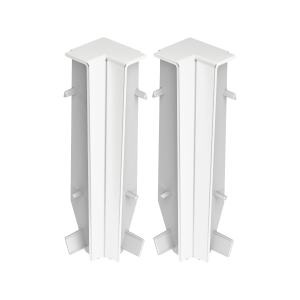Zakończenia do listwy Creativa Masterline narożnik wewnętrzny Biały RAL 9003 Mat 13x80mm