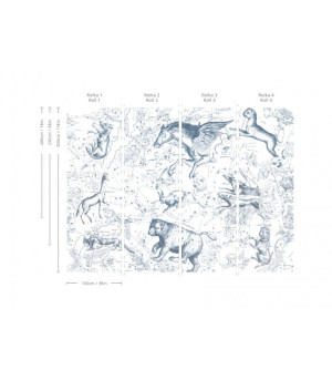 Wallcolors Tapeta Astral Blue