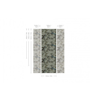 Wallcolors Tapeta Birds in Garden