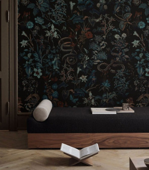 Wallcolors Tapeta Botanic Black