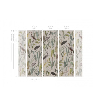 Wallcolors Tapeta Calm Heron Beige