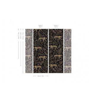 Wallcolors Tapeta Camouflaged Tiger
