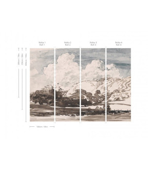 Wallcolors Tapeta Cloudy