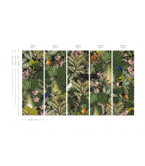 Wallcolors Tapeta Dark Jungle